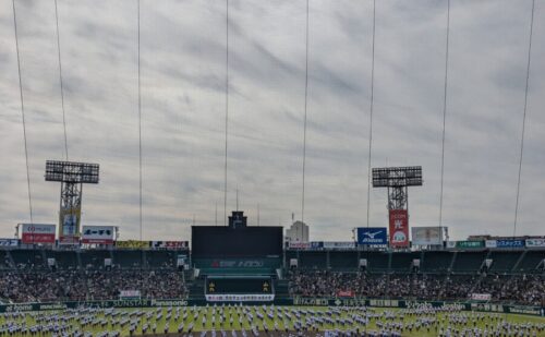 西宮市立小学校連合体育大会＠甲子園球場へ