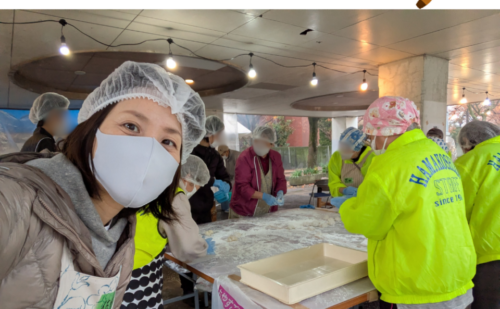 2025/12/21 お餅つき大会＠浜甲子園団地自治会