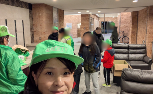 子ども達と防犯活動・お正月飾りづくり