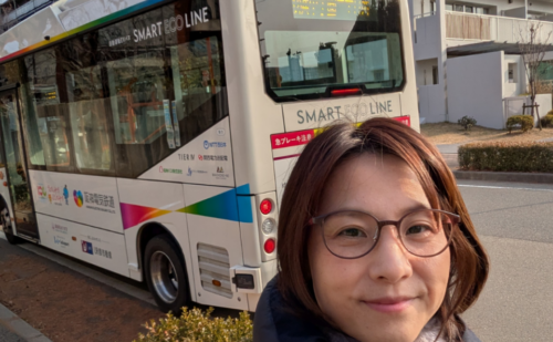 自動運転バス「甲子園スマートエコライン」に乗車しました